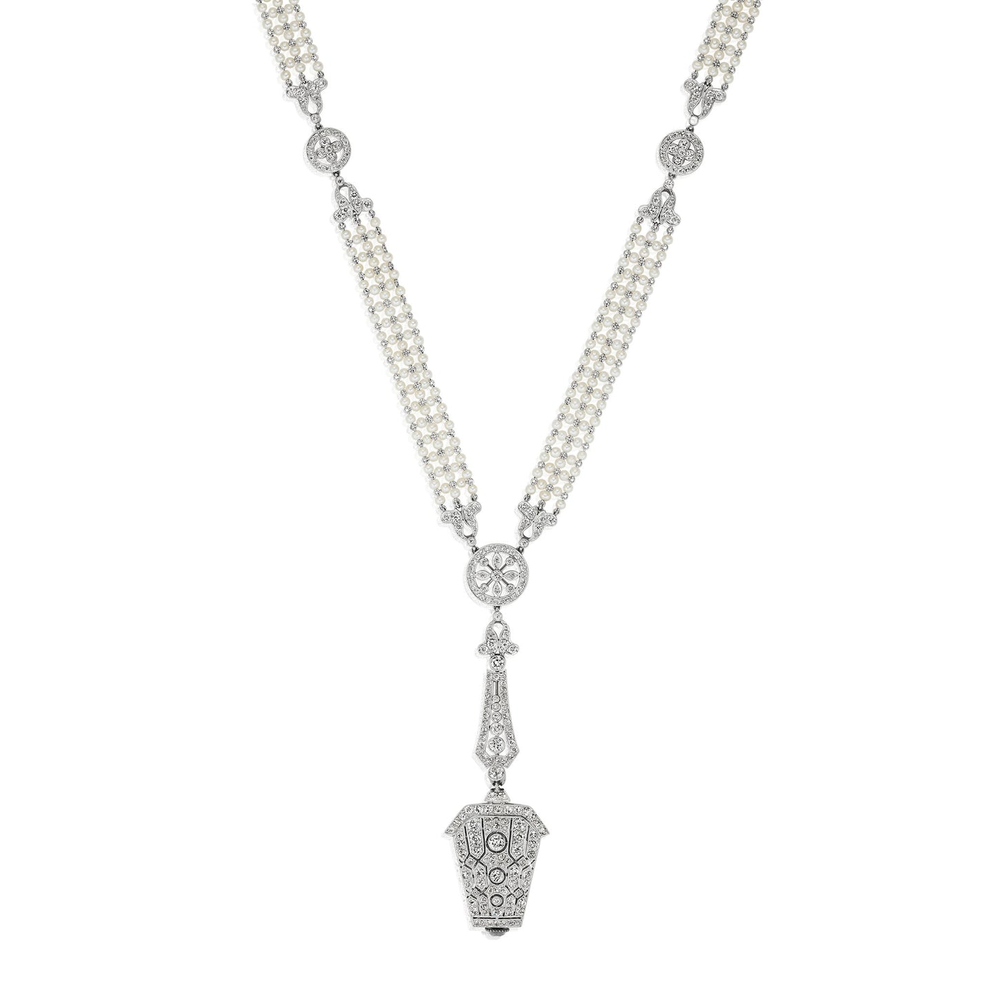 Macklowe Gallery Late Edwardian Pendant Watch Sautoir