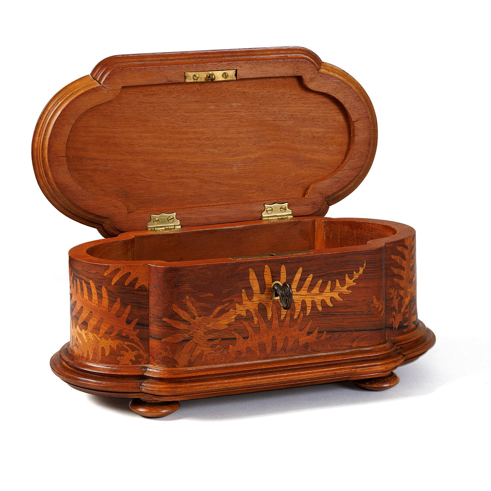Macklowe Gallery Émile Gallé Marquetry "Mayfly and Ferns" Coffret