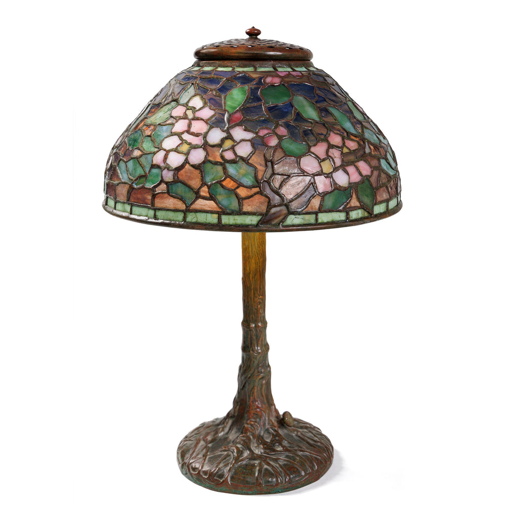 Macklowe Gallery Tiffany Studios New York Pony "Apple Blossom" Table Lamp