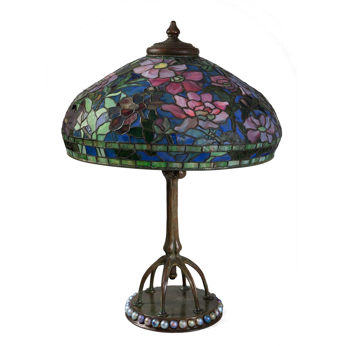 Macklowe Gallery Tiffany Studios New York "Peony" Table Lamp
