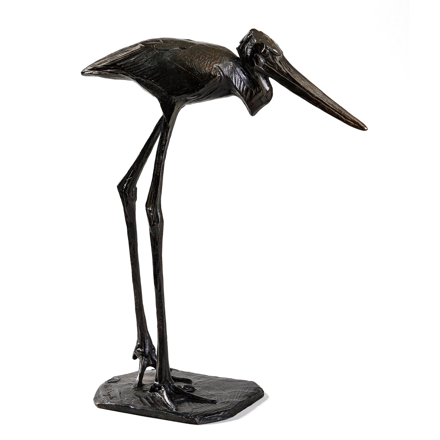 Macklowe Gallery Rembrandt Bugatti "Jabiru Femelle" Bronze Sculpture