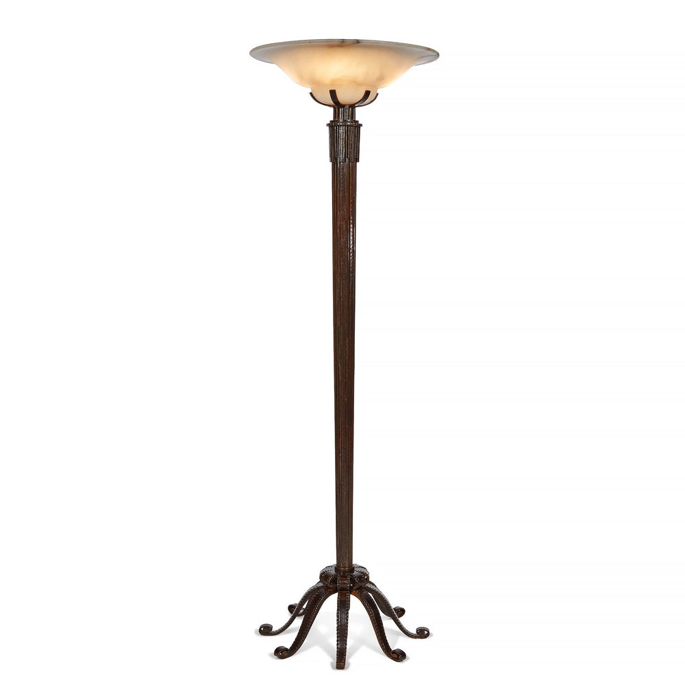 Macklowe Gallery Raymond Subes Wrought Iron Floor Lamp